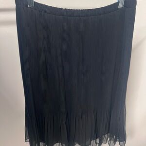 Cache Black Midi Skirt